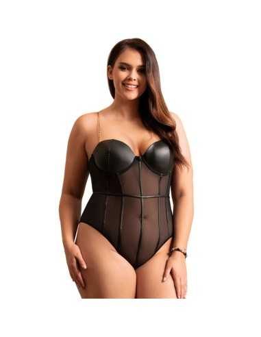 Subblime Body Con Bretelle A Catena Nera L/Xl