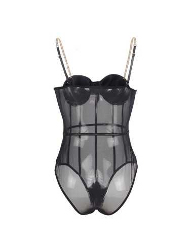 Subblime Body Tirantas Cadena Negro S/M - MySexyShop (ES)