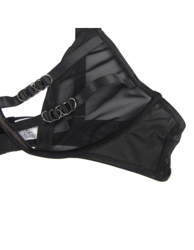 Subblime Set Dos Piezas Sujetador Transparencias Y Tiras S/M - MySexyShop (ES)