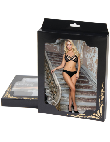 Subblime Set Due Pezzi Di Reggiseno Trasparente E Strisce S/M