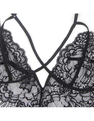 Subblime Disfraz Policia Body Encaje Negro S/M - MySexyShop (ES)