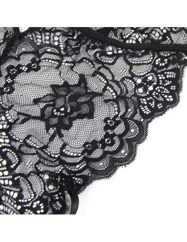 Subblime Disfraz Policia Body Encaje Negro S/M - MySexyShop (ES)