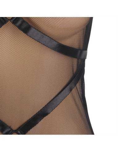 Subllime Transparent Halter Neck Dress Black L/Xl