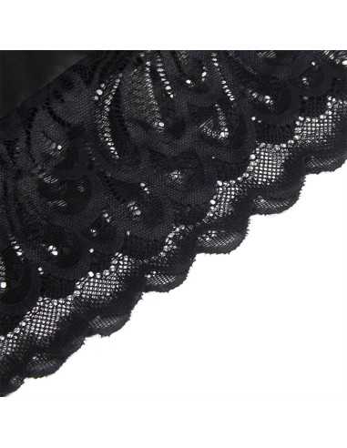 Subblime Babydoll Con Petto Stampa Floreale Nero S/M