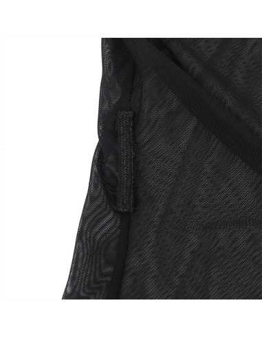 Subblime - Robe En Tissu Transparent Avec Détail Dentelle Noir