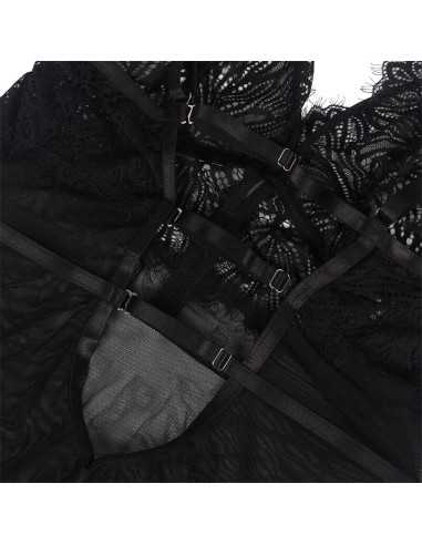 Subblime - Babydoll Bretelles En Dentelle Réglables Noir L/Xl -
