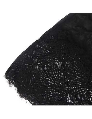 Subblime Babydoll Mit Verstellbaren Spitzentrgern Schwarz L/Xl - MySexyShop.eu