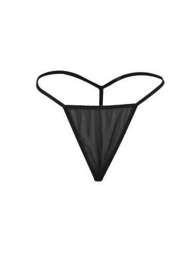 Subblime Babydoll Tela De Tul Detalle Encaje Y Flor Negro L/Xl - MySexyShop (ES)