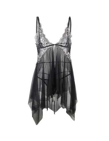 Subblime Babydoll Stoff Tüll Brust Spitze L/Xl - MySexyShop.eu