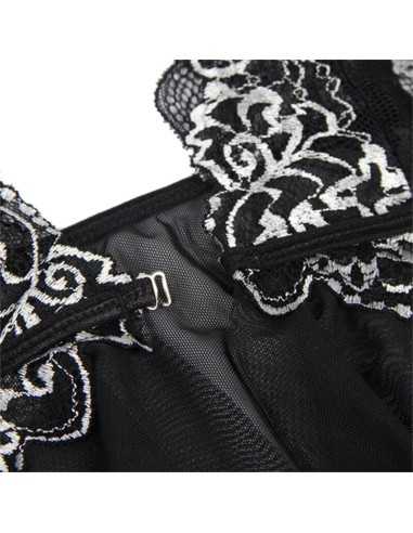 Subblime Babydoll Tela Tul Pecho Encaje L/Xl - MySexyShop (ES)