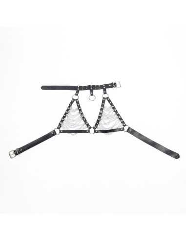 Subblime Harness-Bh Und Halskette Mit Ketten Eine Grösse - MySexyShop.eu