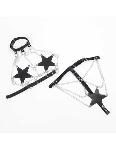 Subblime Arnês De Corpo Completo Com Cadeia Estrela??Detalhe Tamanho Único | MySexyShop (PT) Subblime Arnês De Corpo Completo Com Cadeia Estrela??Detalhe Tamanho Único | MySexyShop (PT)