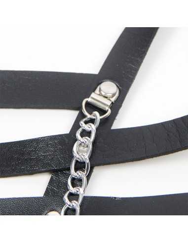 Subblime - Harnais Corset Avec Chaîne Détail Taille Unique -
