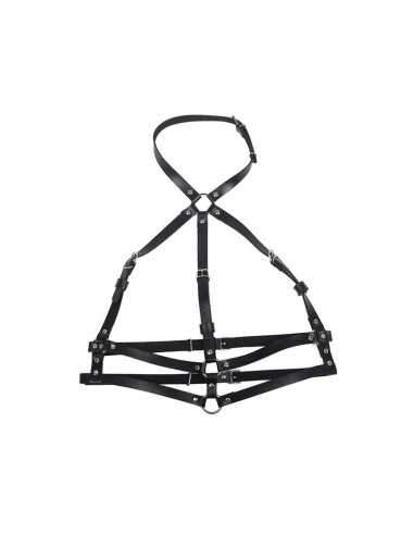Subblime - Harnais Poitrine Anneau Cuir Noir Taille Unique -