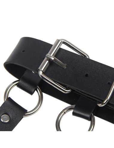 Subblime Chest Harness With Big Ring Chains One Size