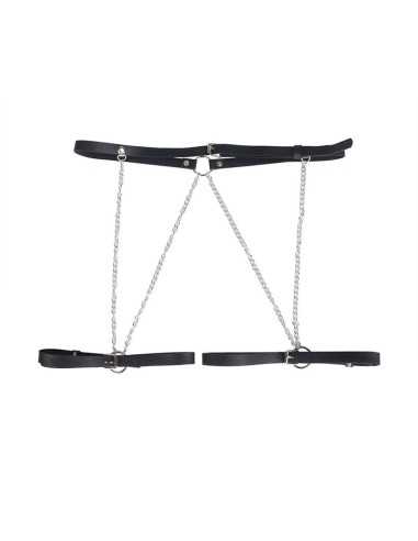 Subblime Leather Belt Harness Black One Size