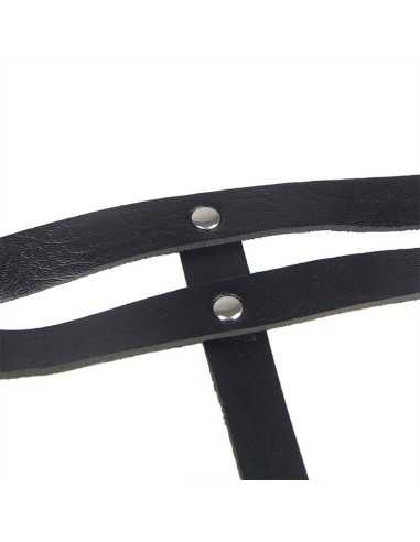 Subblime Lederringkettengürtel Schwarz Einheitsgrösse - MySexyShop.eu