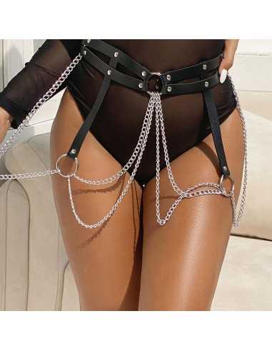 Subblime Corrente Anel De Cuoro Cinto Preto Tamanho Único | MySexyShop (PT) Subblime Corrente Anel De Cuoro Cinto Preto Tamanho Único | MySexyShop (PT)