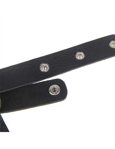 Subblime - Harnais Poitrine Chaîne S En Cuir Noir Taille Unique