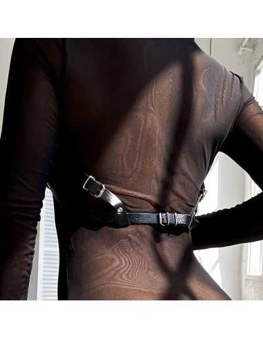 Subblime Leder Brustgurt Schwarz Eine Grösse - MySexyShop.eu