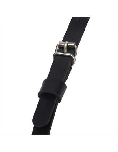 Subblime - Harnais Corps Sangles Ajustables Cuir Noir Taille
