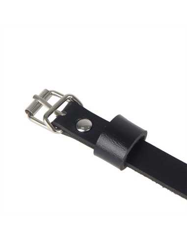 Subblime Leder Taille Und Bein Harness Schwarz Eine Grösse - MySexyShop.eu