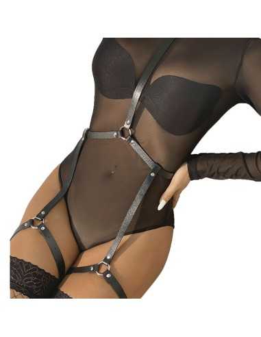 Subblime Arnés De Cuerpo Cuero Negro Talla Única - MySexyShop (ES)