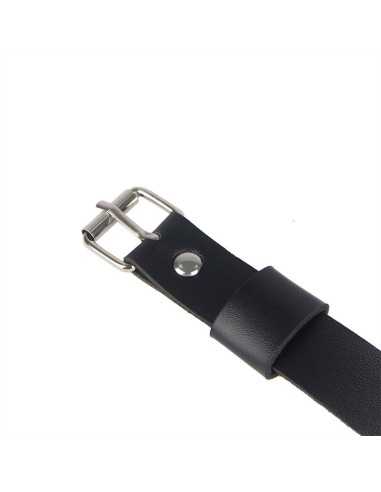 Subblime Arnés De Pierna Cadena Cuero Negro Talla Única - MySexyShop (ES)