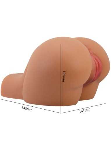 Crazy Bull Kylie Ass Vibrator With Realistic Vagina And Anus Flesh Remote Control