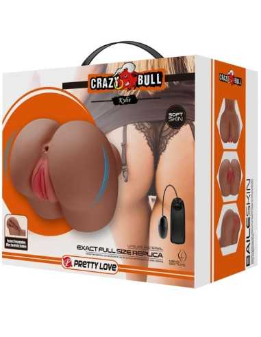 Crazy Bull Kylie Ass Vibrator With Realistic Vagina And Anus Flesh Remote Control