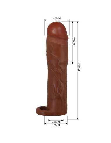 Pretty Love Gerd Penis Sleeve With 7.6 Cm Extension Mulatto