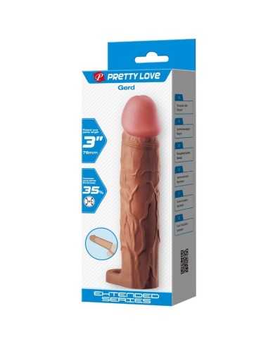 Pretty Love Gerd Penis Sleeve With 7.6 Cm Extension Mulatto