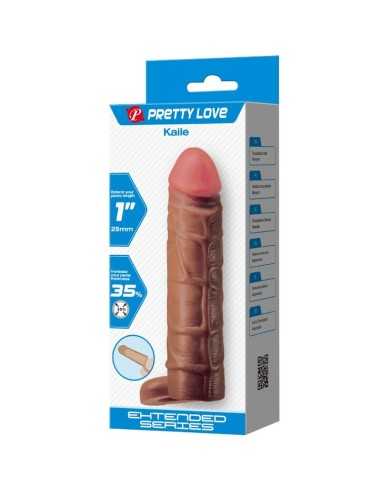Pretty Love Kaile Penis Sleeve With 2.5 Cm Extension Mulatto