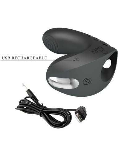 Pretty Love Camelia Finger Vibrator 7 Vibrations Black