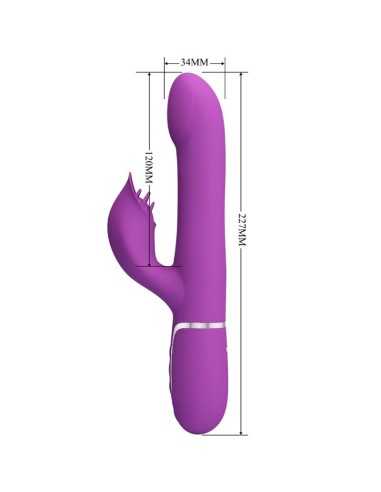 Pretty Love 4 In 1 Multifunction Vibrator & Stimulator Purple Pretty Love 4 In 1 Multifunction Vibrator & Stimulator Purple