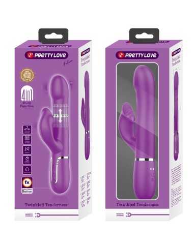 Pretty Love 4 In 1 Multifunction Vibrator & Stimulator Purple Pretty Love 4 In 1 Multifunction Vibrator & Stimulator Purple