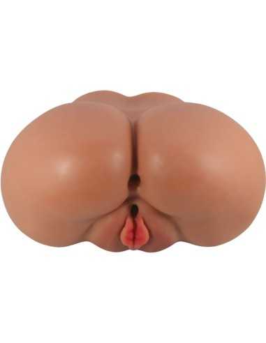 Crazy Bull Luna Vibrator Butt With Realistic Vagina And Anus Flesh Control Remoto