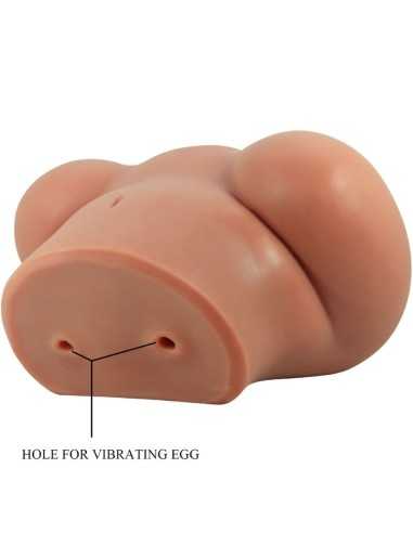 Crazy Bull Luna Vibrator Butt With Realistic Vagina And Anus Flesh Control Remoto