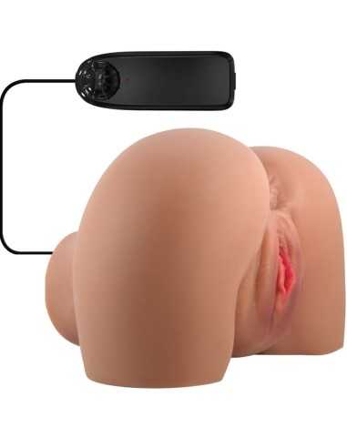 Crazy Bull Mila Vibrator Butt With Realistic Vagina And Anus Flesh Control Remoto