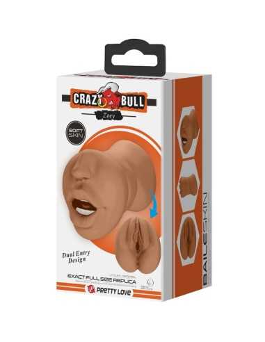 Crazy Bull Zoey Double Masturbator Mouth & Vagina Flesh