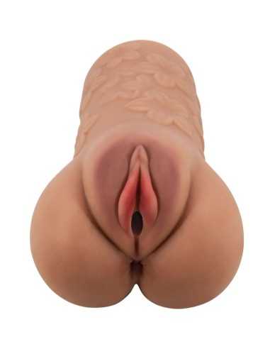 Crazy Bull Scarlet Vagina And Anus Design With Flowers Flesh