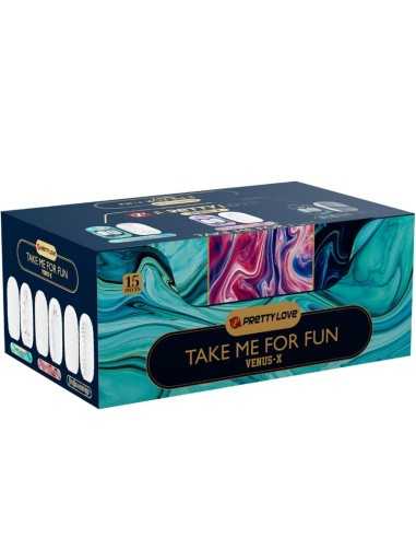 Pretty Love Venus X 15 Silicone Male Masturbators White