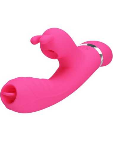 Pretty Love Phoenix Multifunction Rabbit Vibrator Pink