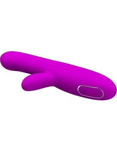 Pretty Love Angelique Multifunction Vibrator + Clitoris Stimulator Purple