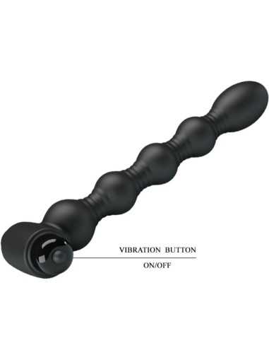 Pretty Love Lynn Silicone Anal Plug 10 Vibrations Black