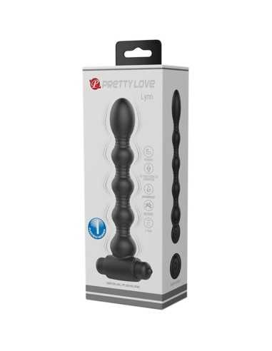 Pretty Love Lynn Silicone Anal Plug 10 Vibrations Black