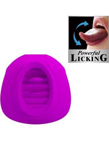 Pretty Love Estelle Tongue Clitoris Stimulator 12 Vibrations Purple