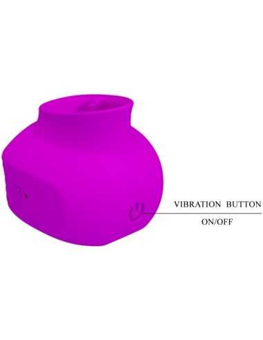 Pretty Love Estelle Tongue Clitoris Stimulator 12 Vibrations Purple