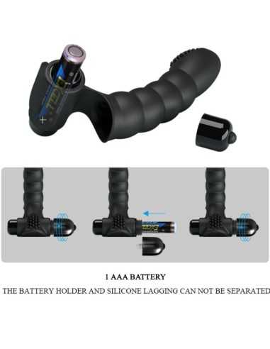 Pretty Love Alexander Finger Vibrator 10 Vibrations Black