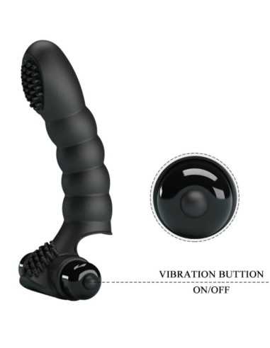 Pretty Love Alexander Finger Vibrator 10 Vibrations Black
